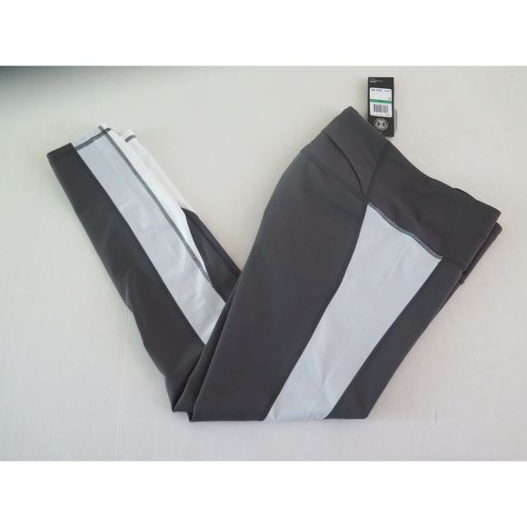 UNDER ARMOUR 1357355-010 WOMENS Sz LARGE GRAY HEATGEAR HI-RISE LEGGINGS $70 - Picture 2 of 4